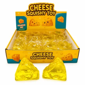 Cheese Squishy Toy – 12 Pc Box