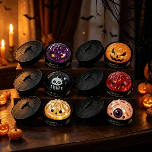 Halloween Dumpling Squishy with Steamer Box – Spooky Sensory Toy