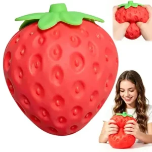 Hot Giant Strawberry Squishy – Extra-Large Slow-Rise Fruit Toy