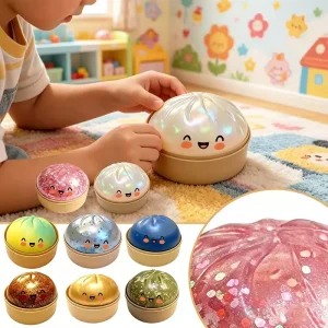 Flash Dumpling Squishy – Soft Slow-Rise Sensory Fidget Toy