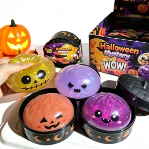 Halloween Dumpling Squishy – Kawaii Slow-Rise Fidget Toy