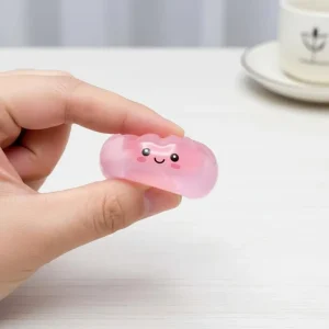 7-Piece Mini Dumpling Squishy Set with Steamer – Soft Sensory Toys