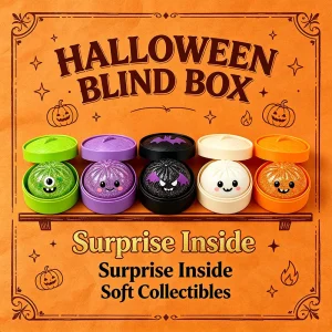 Glitter Halloween Ghost Dumpling Squishy – Steamer Gift