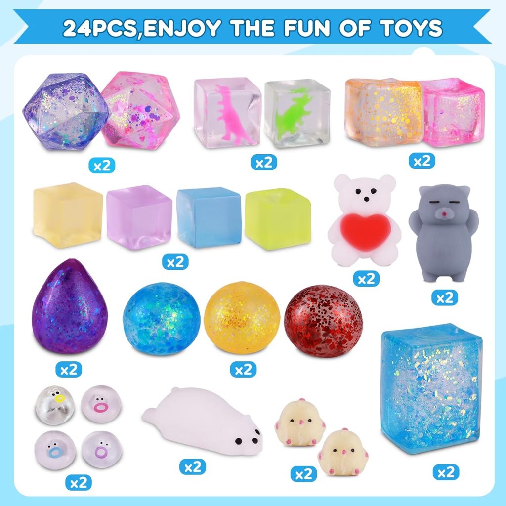 48-Set Dumpling Stress Balls with Support Boxes