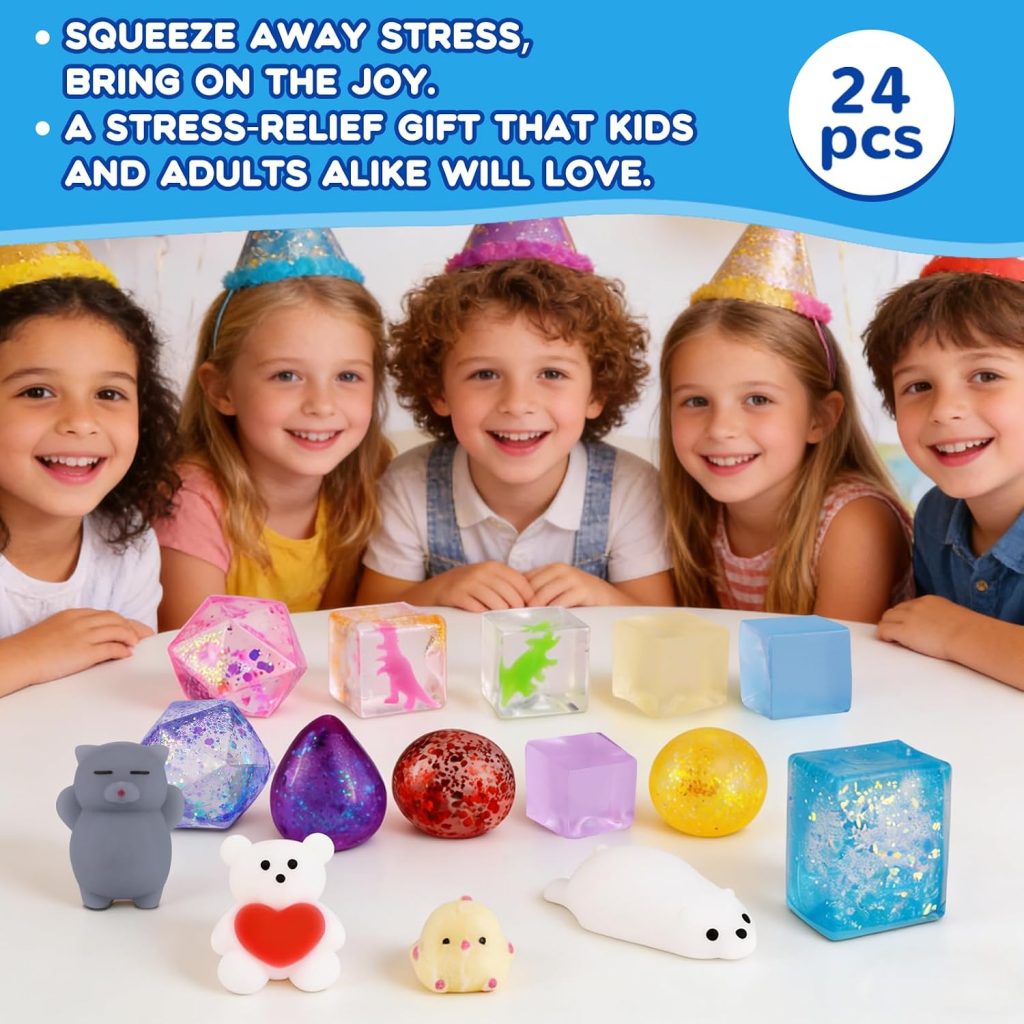 48-Set Dumpling Stress Balls with Support Boxes