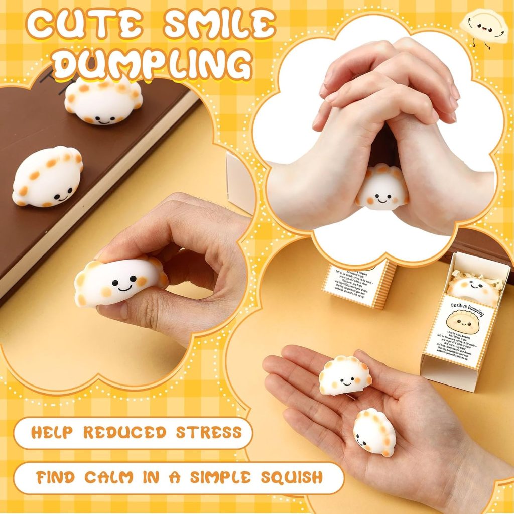 Large Colorful Dumpling Stress Ball