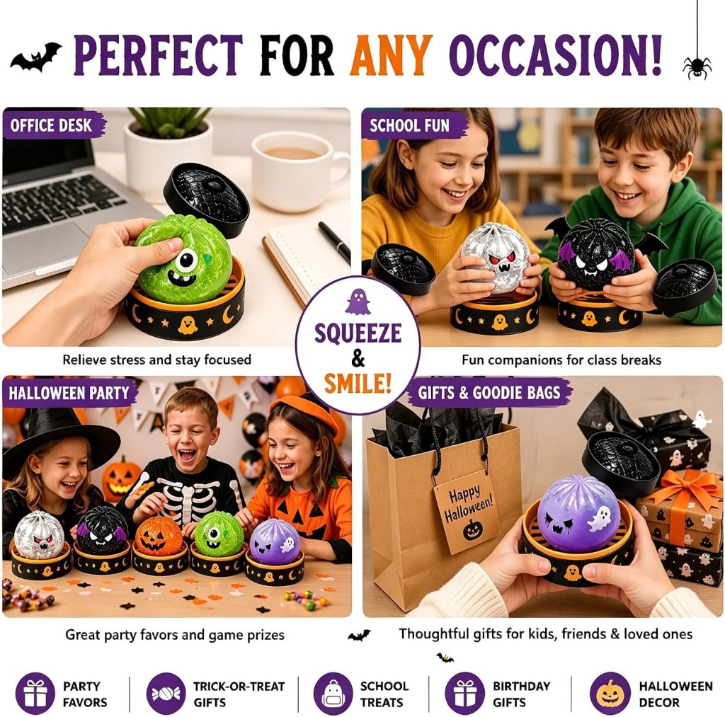 Five-Pack Ghost Mystery Squishy Collection
