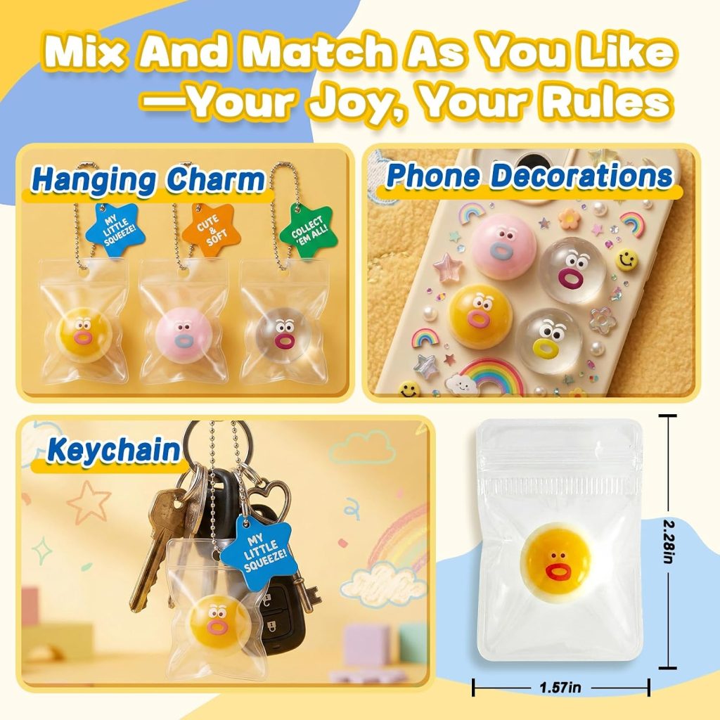 Jumbo 10.2-Inch Dumpling Slow-Rise Stress Ball