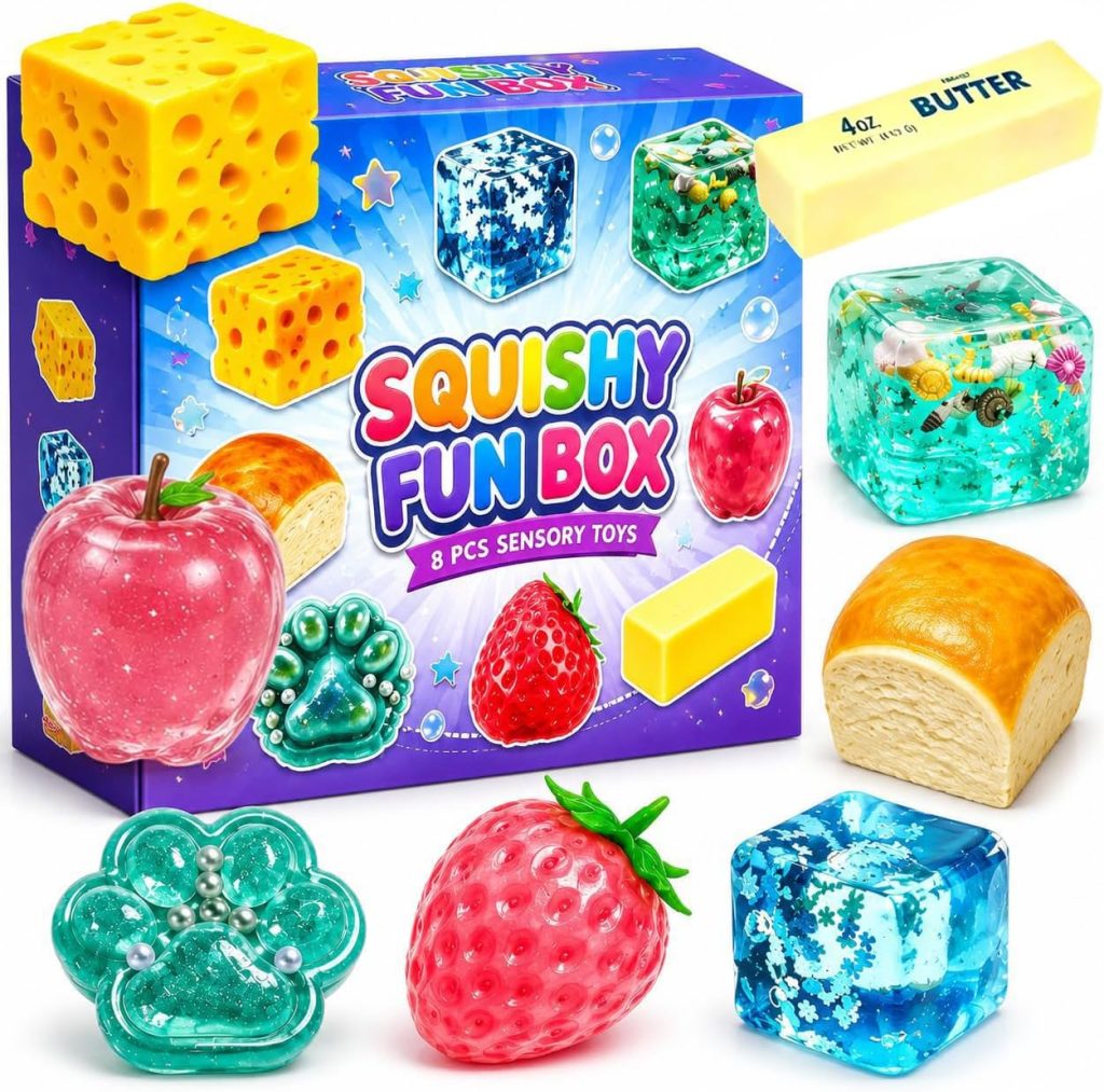 30-Piece Kawaii Animal Mochi Squishy Pack