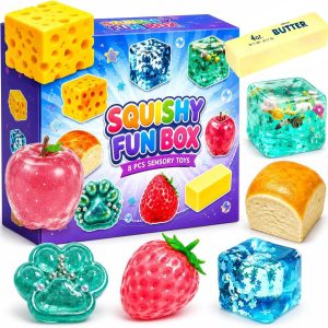 30-Piece Kawaii Animal Mochi Squishy Pack