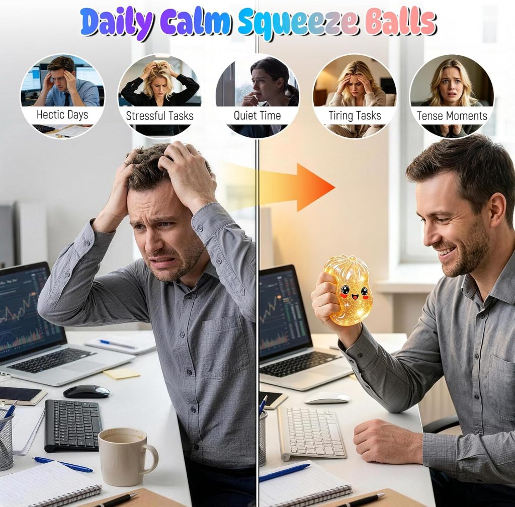 Sparkling Dumpling Squeeze Toy for Desk Breaks