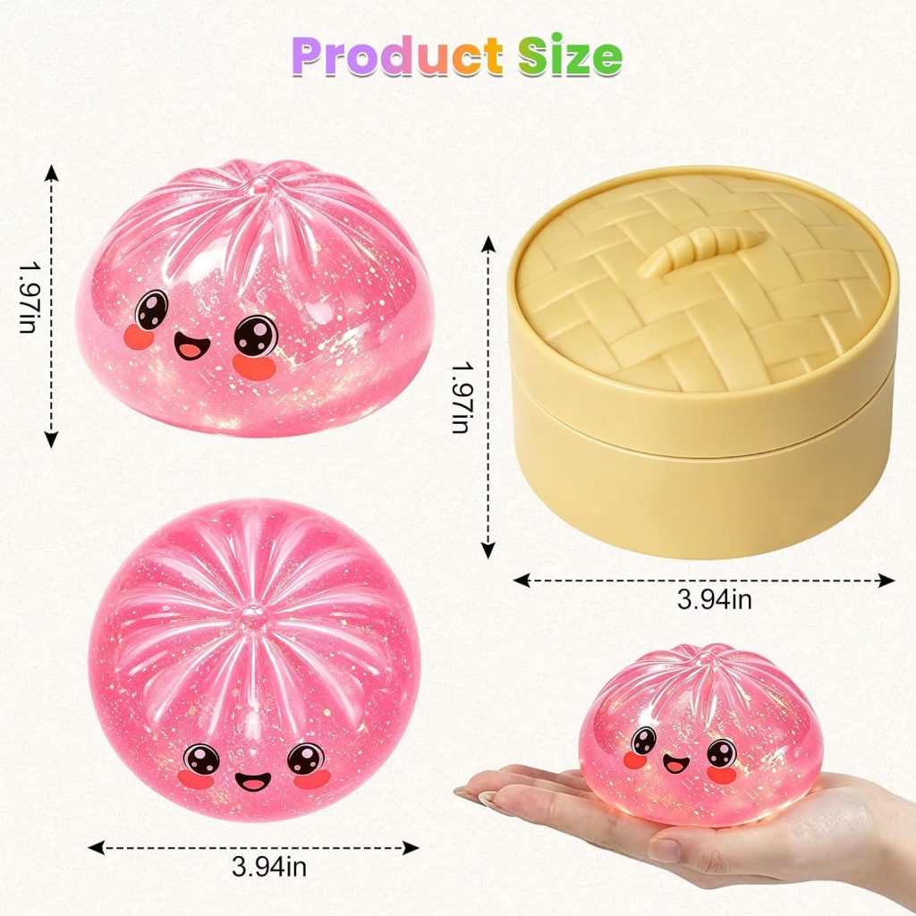 Mystery Color Stress Squishy with Steamer Case