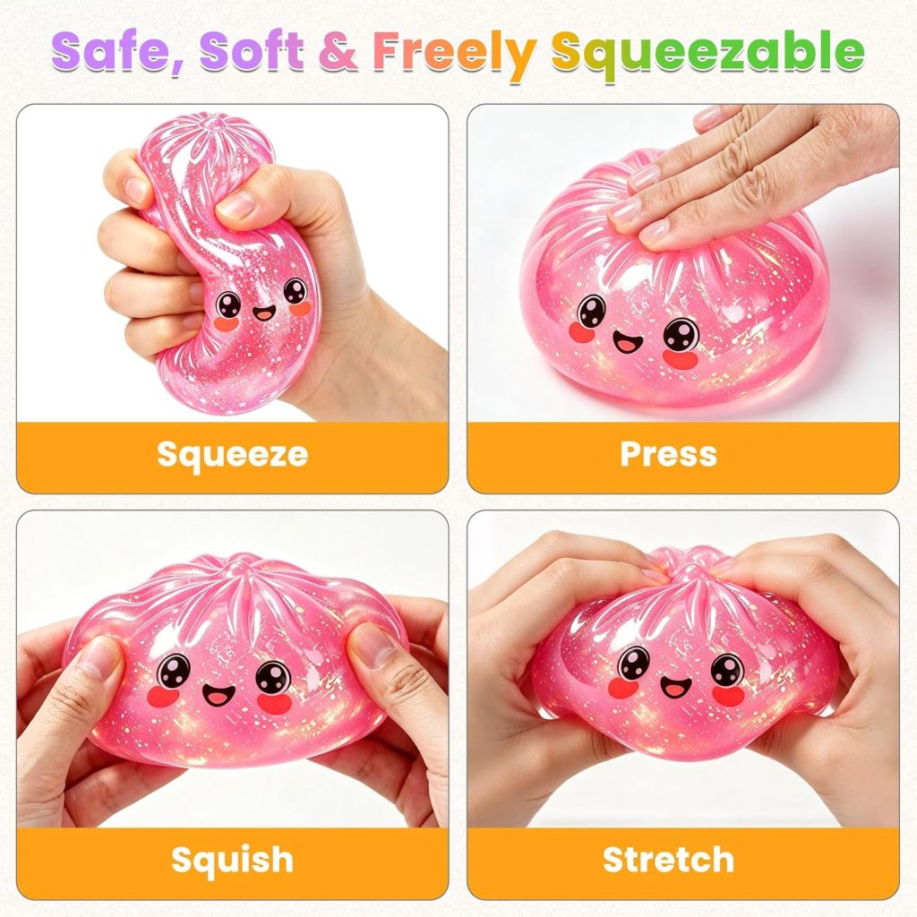Mystery Color Stress Squishy with Steamer Case