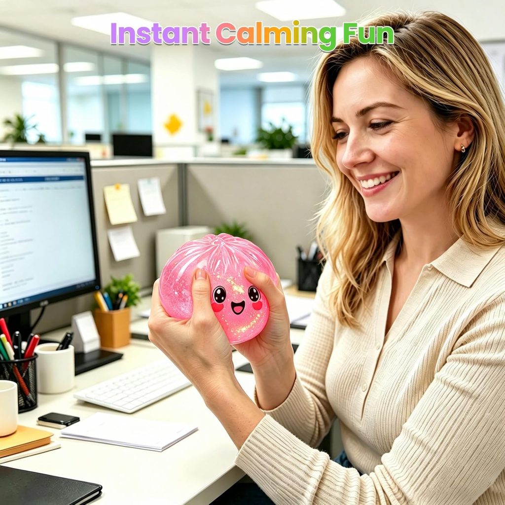Mystery Color Stress Squishy with Steamer Case