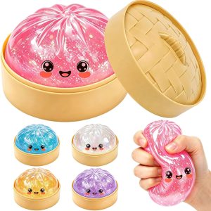 Large Gold Dumpling Squishy for Fidgeting
