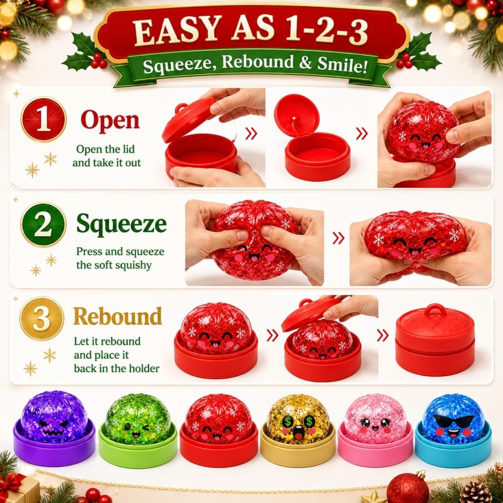 Five-Inch Mystery Dumpling Squishy , Glitter Edition