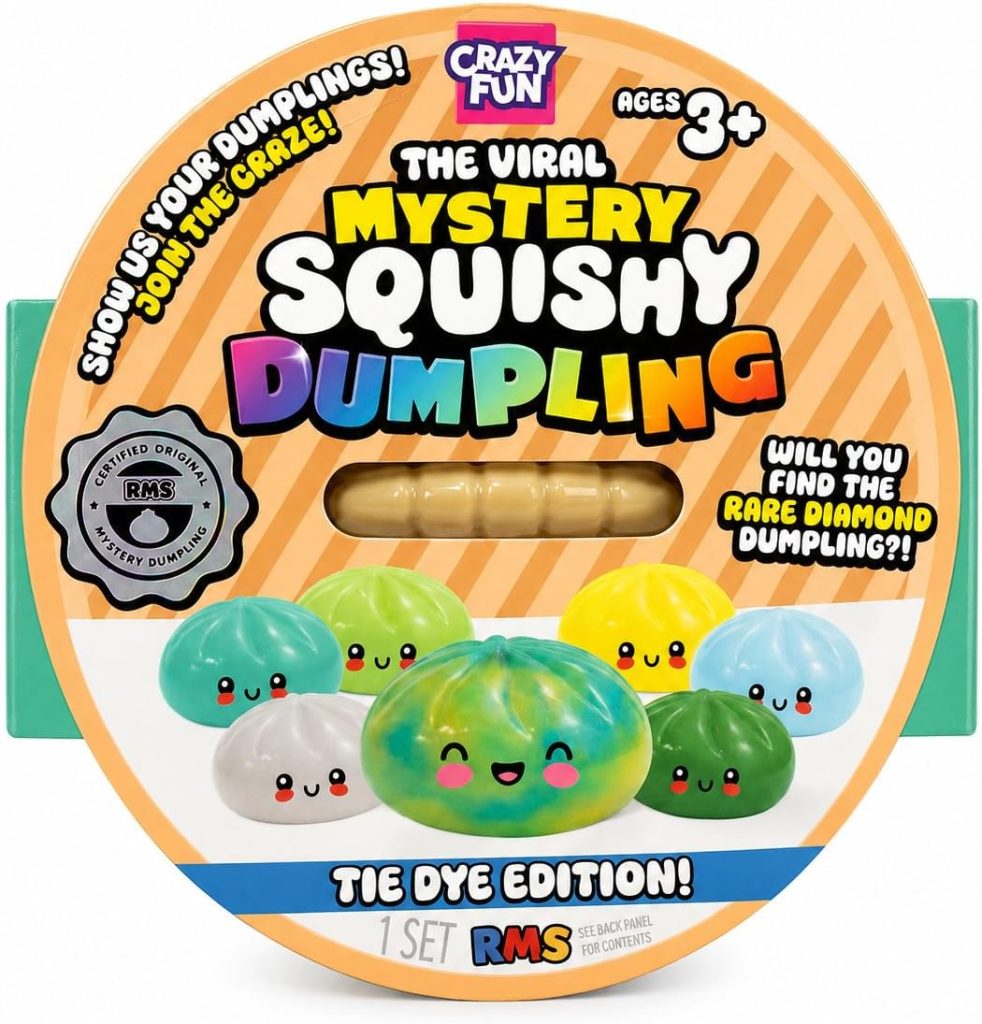 10 × 5cm Glitter Dumpling Steamer Toy