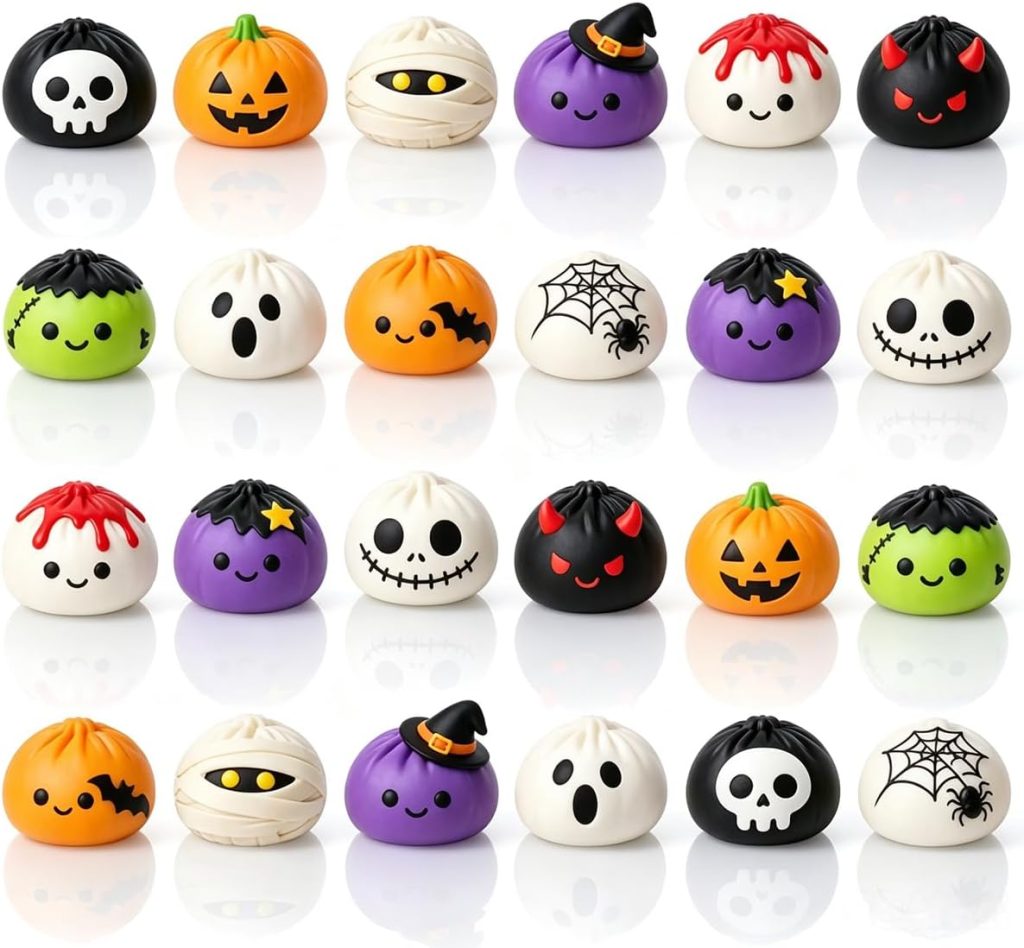 Slow-Rise Halloween Dumpling Fidget Ball