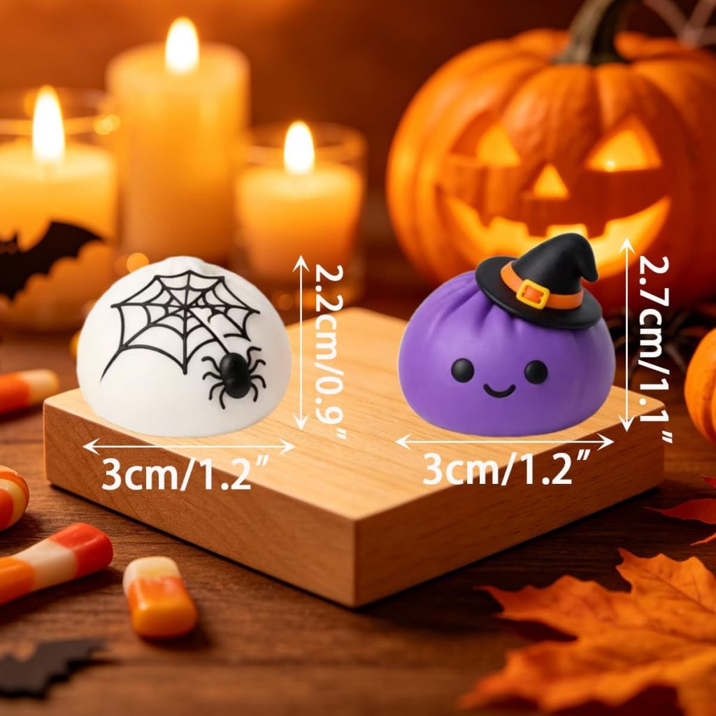 Slow-Rise Halloween Dumpling Fidget Ball