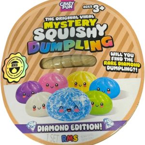 Gold Glitter Stretch Dumpling with Steamer Box