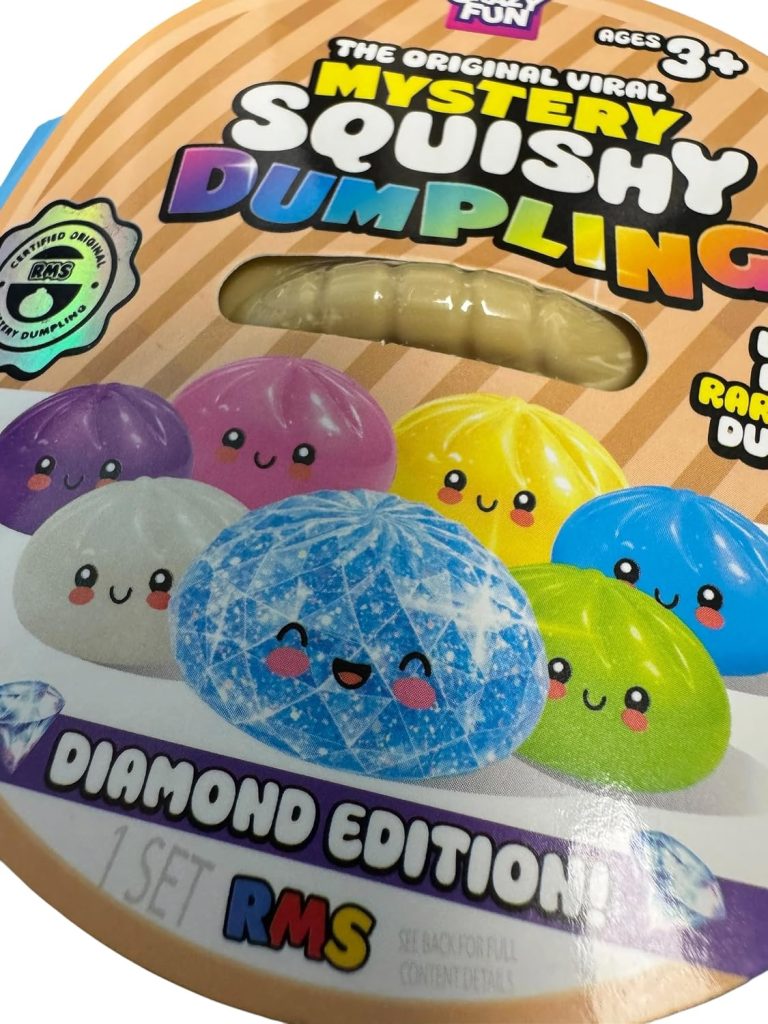 Gold Glitter Stretch Dumpling with Steamer Box