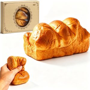 Bread Squishy Toy, Slow Rising Dumpling Squishy Stress Ball, Soft PU Toy