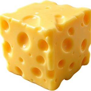Cheese Squishy Stress Relief Original Sensory Food Squishy Stress Relief Fidget Toy Stress Balls for Adults (Yellow-1PC)