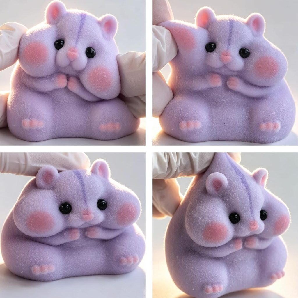 Handmade Taba Squishy Hamster Toy, Stress Relief