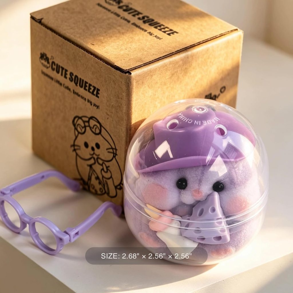 Handmade Taba Squishy Hamster Toy, Stress Relief