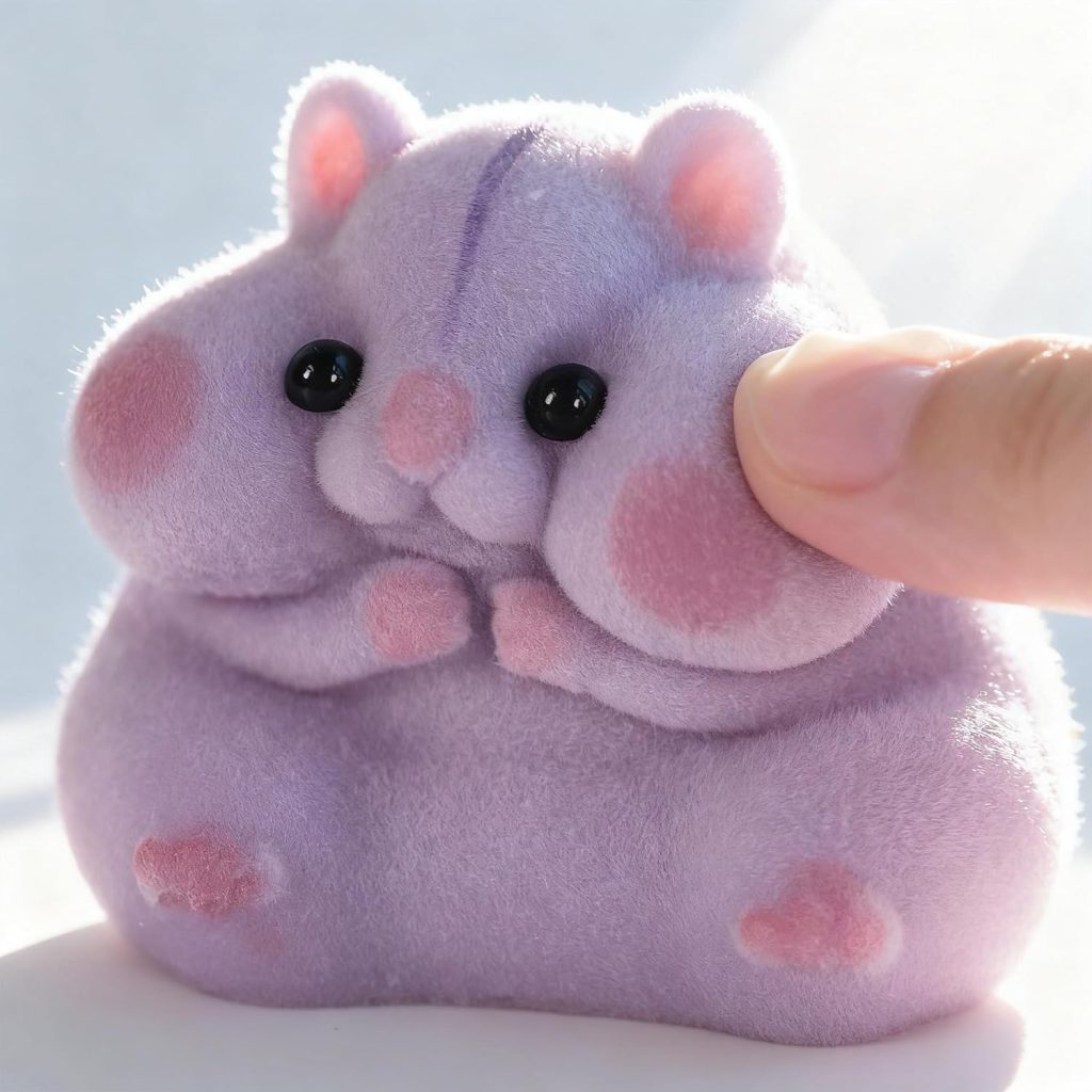 Handmade Taba Squishy Hamster Toy, Stress Relief