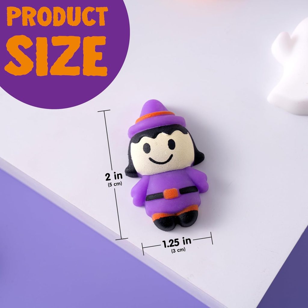 JOYIN 48 Pcs Halloween Mochi Squishy Toys