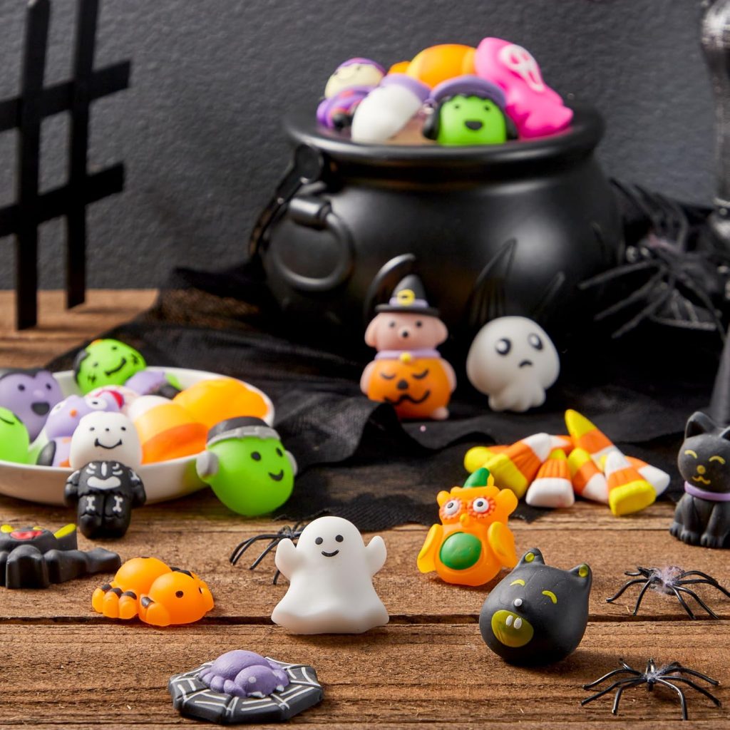 JOYIN 48 Pcs Halloween Mochi Squishy Toys