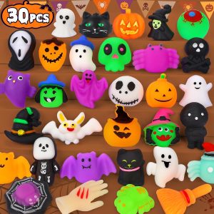 OCATO 30 Pcs Halloween Mochi Squishy Toys