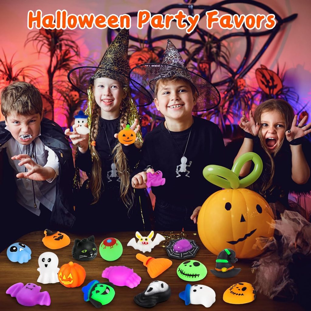 OCATO 30 Pcs Halloween Mochi Squishy Toys