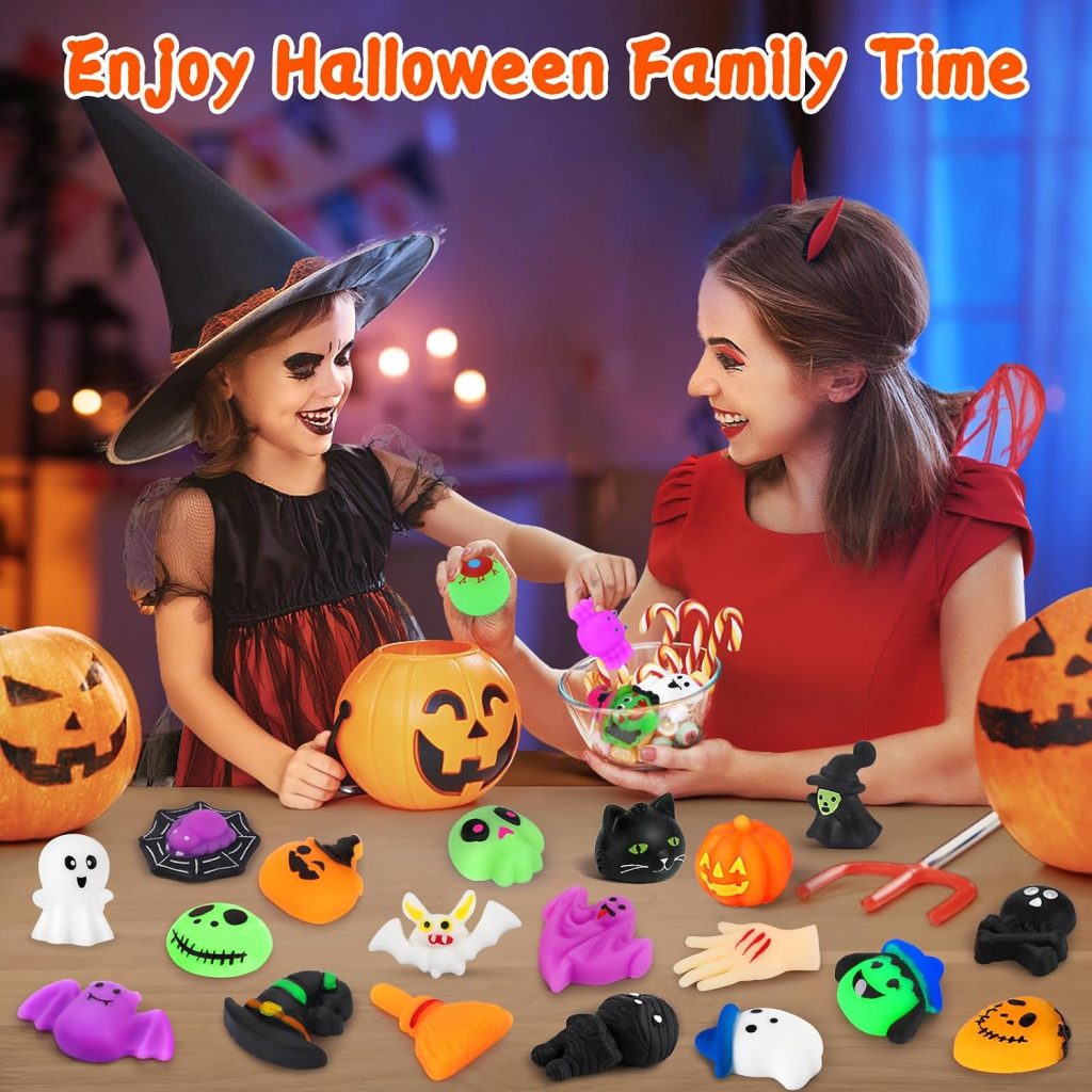 OCATO 30 Pcs Halloween Mochi Squishy Toys