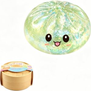 Squishies Dumpling Squishies Squeeze Fidget Toys with Steamer