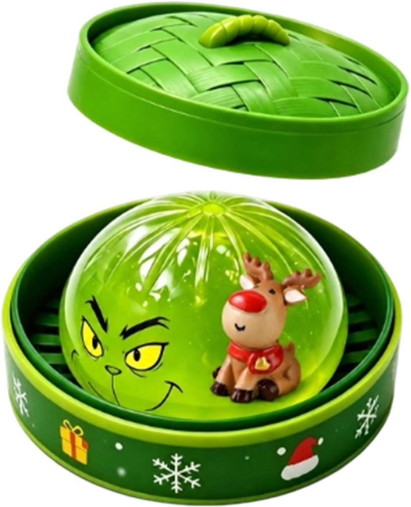 Squishy Dumpling Halloween Stress Relief Fidget Ball, Red