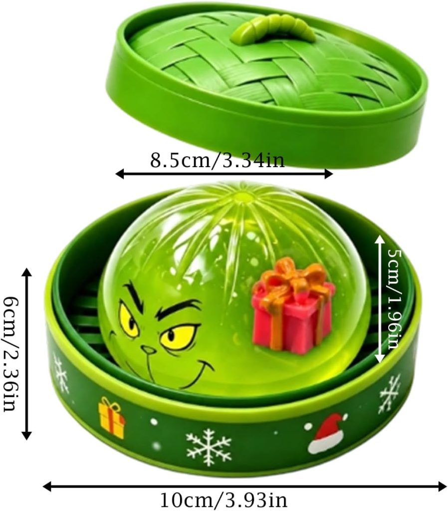 Squishy Dumpling Halloween Stress Relief Fidget Ball, Red