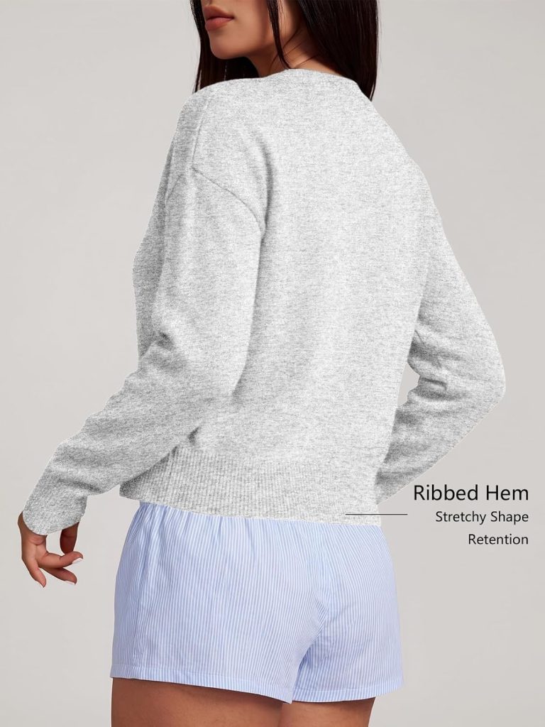 Trendy Queen Cropped Cardigan Sweater for Women